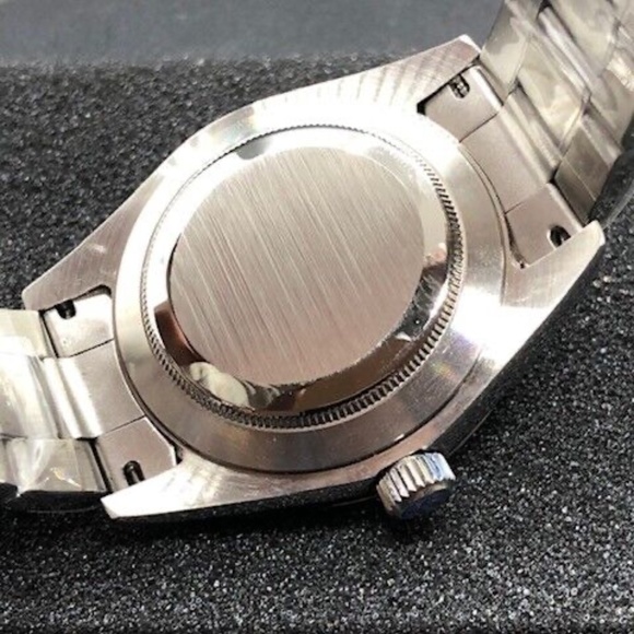 Parnis Black Dial Sapphire Crystal Green Mark Automatic 40mm Watch Brand New - Picture 5 of 9